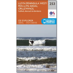 Front Cover of OS 253 Lleyn Peninsula West Map