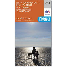 Front Cover of OS 254 Lleyn Peninsula East Map