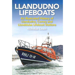 Front cover of Llandudno Lifeboats book